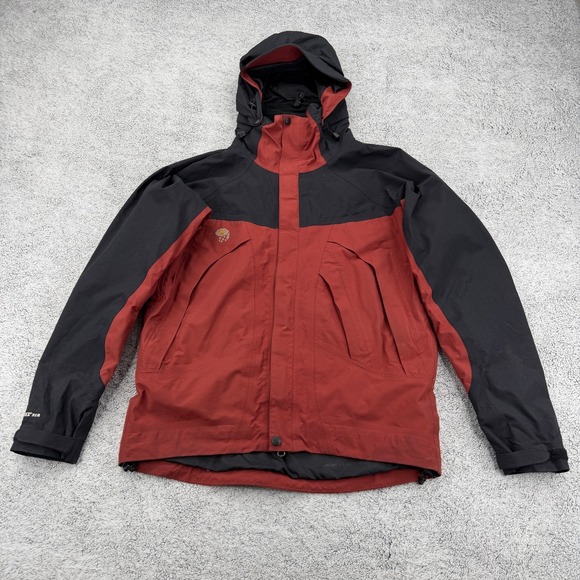 Mountain Hardwear Other - Mountain Hardwear Jacket Mens Small Red Goretex XCR Hooded Zip Pocket Ski Snow